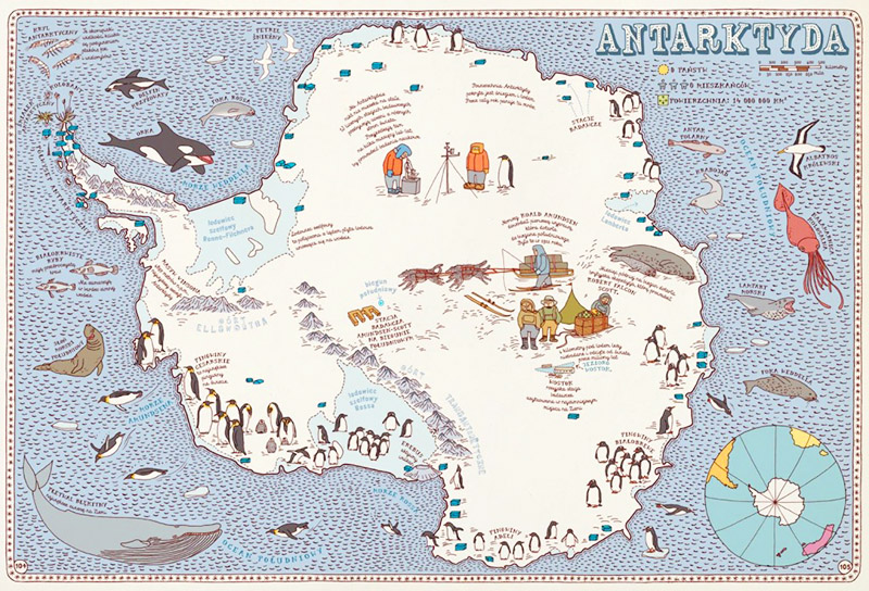 ilustacja z książki "Mapy", fot. Instytut Książki